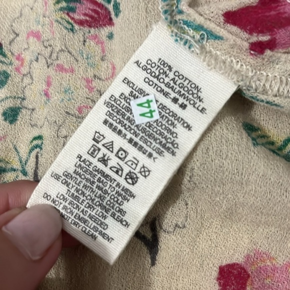 Free People Latimer Kimono In Neutral Combo Size XS NWT - Picture 11 of 11